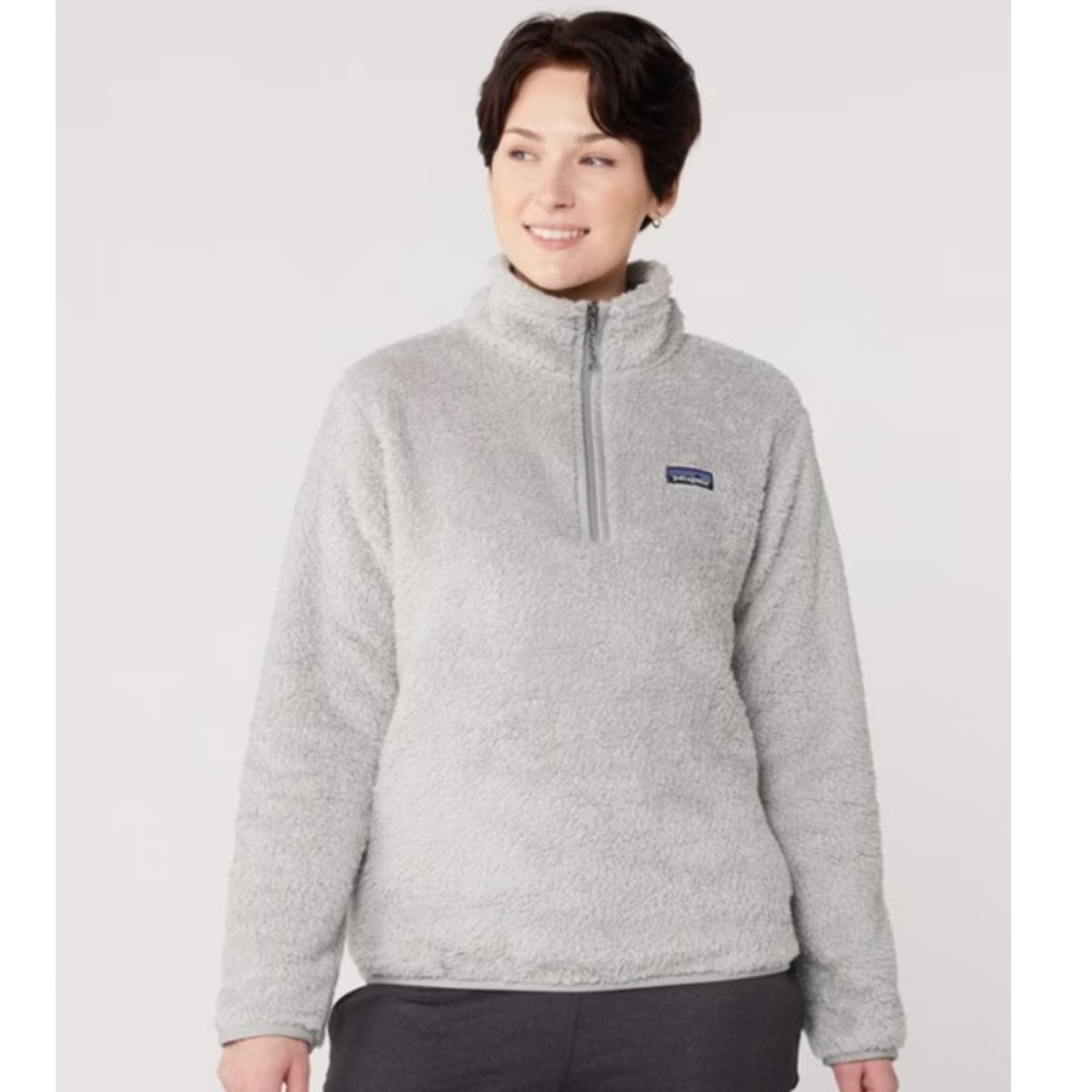 Patagonia Los Gatos Quarter-Zip Fleece Pullover - Women's Salt Grey